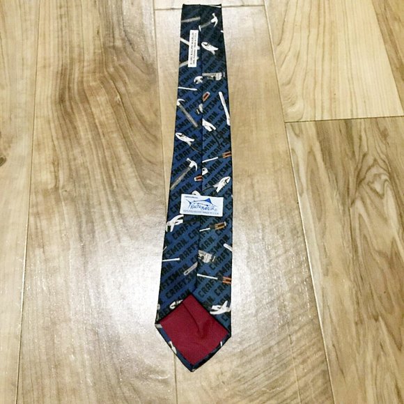 Ralph Marlin Vintage 1992 CRAFTSMAN Tool Novelty Neck Tie 56.5 x 3 - Picture 6 of 6